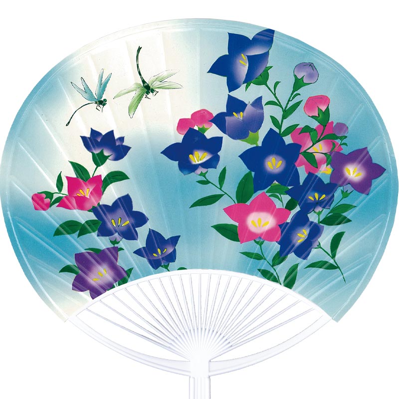 価格改定] ポリうちわ 桔梗│既製品 名入れうちわ｜デザインレーベル