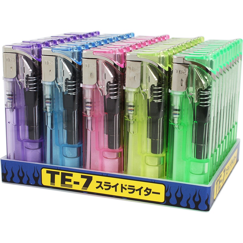 価格改定] 東京パイプ TE-7スライドライター クリア 5色セット│名入れ