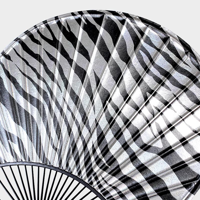 価格改定] アルミうちわ ゼブラ│既製品 名入れうちわ｜デザイン