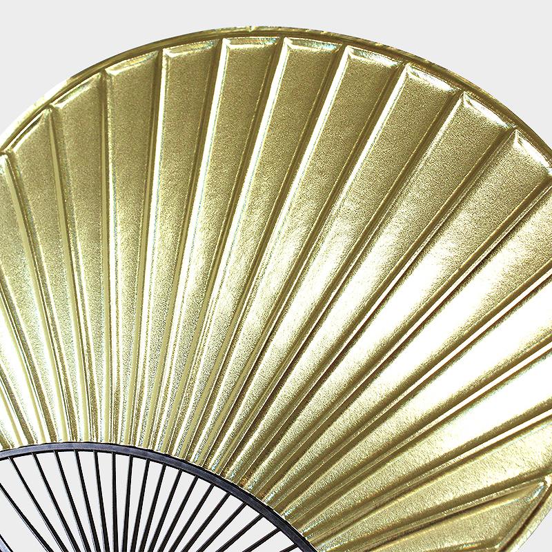 価格改定] アルミうちわ 金色│既製品 名入れうちわ｜デザインレーベル