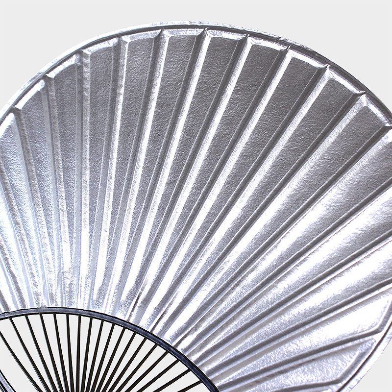 価格改定] アルミうちわ 銀色│既製品 名入れうちわ｜デザインレーベル