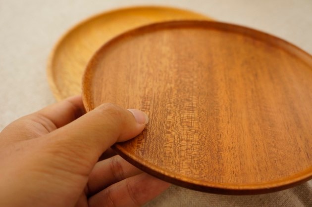 マホガニーラウンドプレート お家カフェ | すべての商品 | 木の