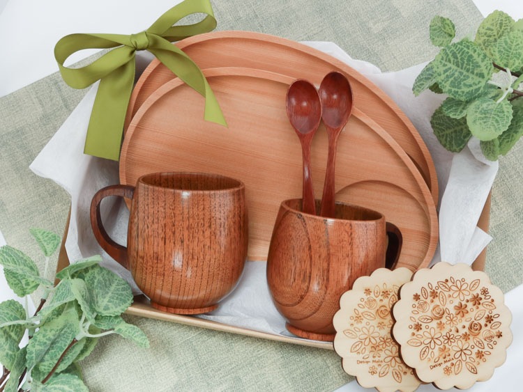 結婚祝いにおススメ！ふたりのカフェタイム8点セット【ラッピング込み】