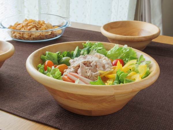 接ぎ木模様のサラダボウル | 木の食器・カトラリー・その他キッチン