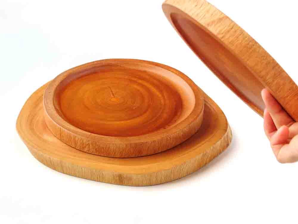 きこりの切り株プレート | 木の食器・カトラリー・その他キッチン,皿