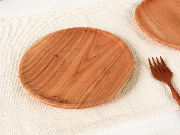 普段使いの丈夫な浅皿プレート | 木の食器・カトラリー・その他