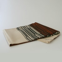 柳宗理/ファブリック/バーコード柄/ブラウン[柳宗理/ファブリックはバーコード柄]|キッチンファブリック|キッチン