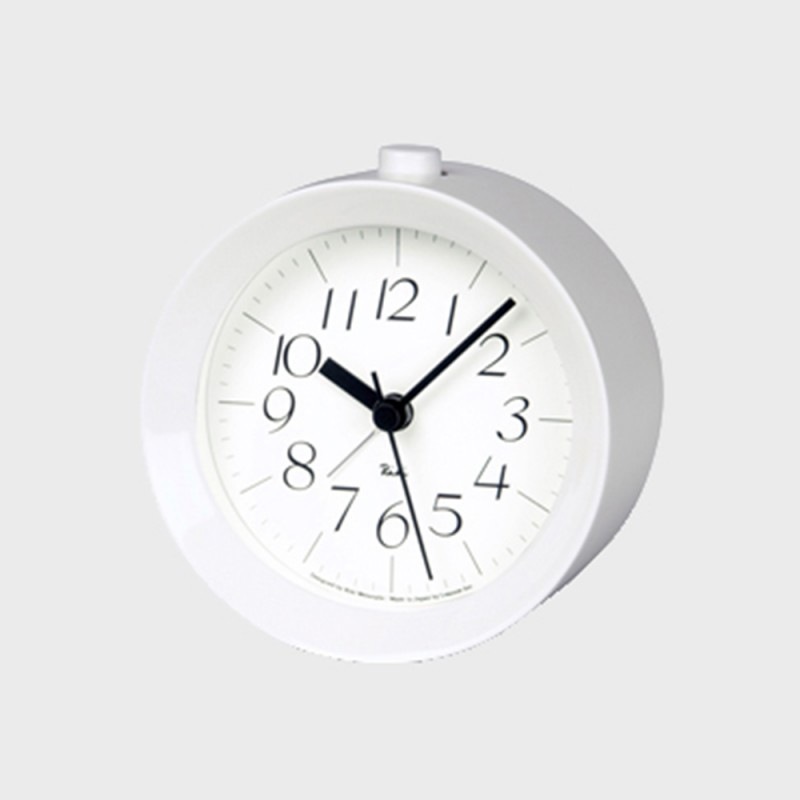   ���Υ� lemnos �ֻ��� / RIKI Alarm Clock ���顼�९���å� �� �ۥ磻�� WR09-14WH [ ���顼����� �ܳФޤ����� �֤����� ���Υ� ���ʥ��� ���� �����å� ������� �̲� ]�ڤ椦�ѥ��å��Բġ�