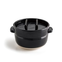  ごはん鍋 ご飯鍋 2合 黒 ブラック / かもしか道具店 [ 土鍋 ご飯 炊飯 ごはん鍋 ご飯鍋 2合用  ]|鍋|キッチン