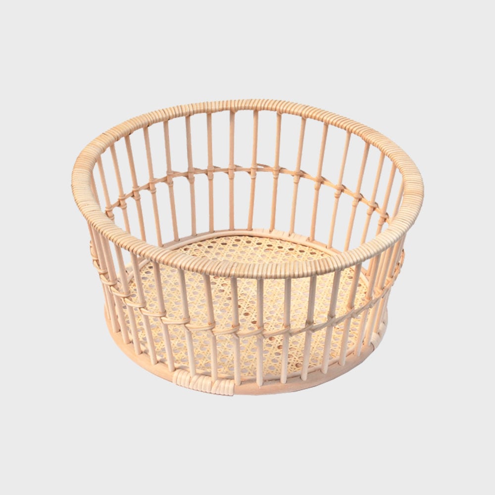ツルヤ商店 / 脱衣かご 脱衣カゴ 藤 ラタン バスケット / Hairu ハイル