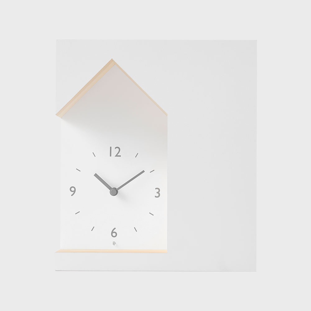 レムノス 置き時計 アナログ カッコー デント Lemnos dent ］レムノス 鳩時計 置き時計 カッコー時計 デント