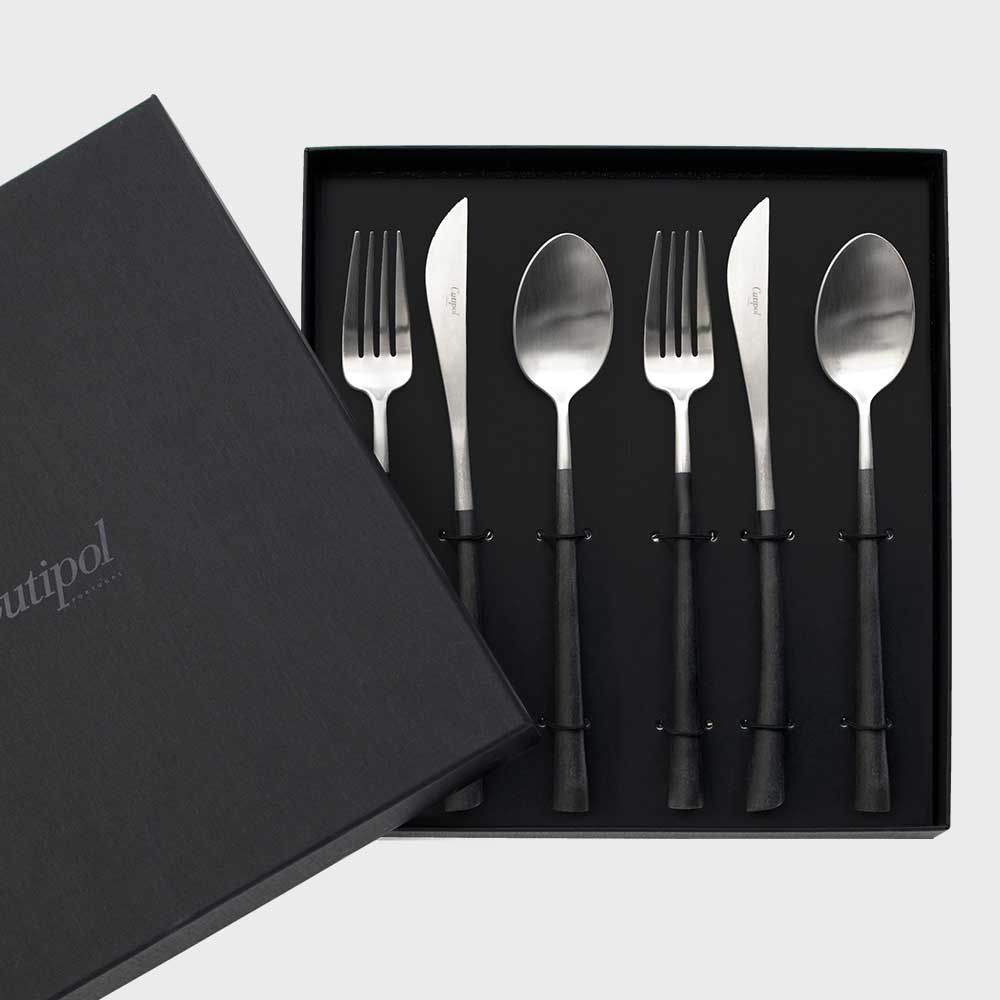 6本セット Cutipol クチポール NOOR① ナイフ フォーク スプーン