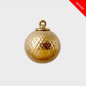 OUTLET LYNGBYPORCELAIN RhombeBauble gold