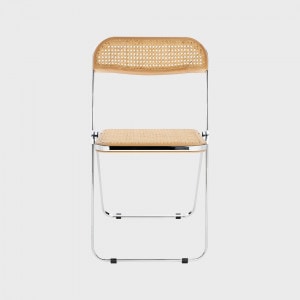 ANONIMA CASTELLI Plia chair ץꥢ Chrome Frame ե졼 Ratan 饿ڤ椦ѥåԲġ
