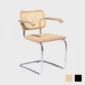  դʵĥ ĥꡡKnoll Υ Marcel Breuer ޥ륻֥䡼 Cesca Chair with Arms  [ BAUHAUS Хϥ ˥󥰥  Ρ ]