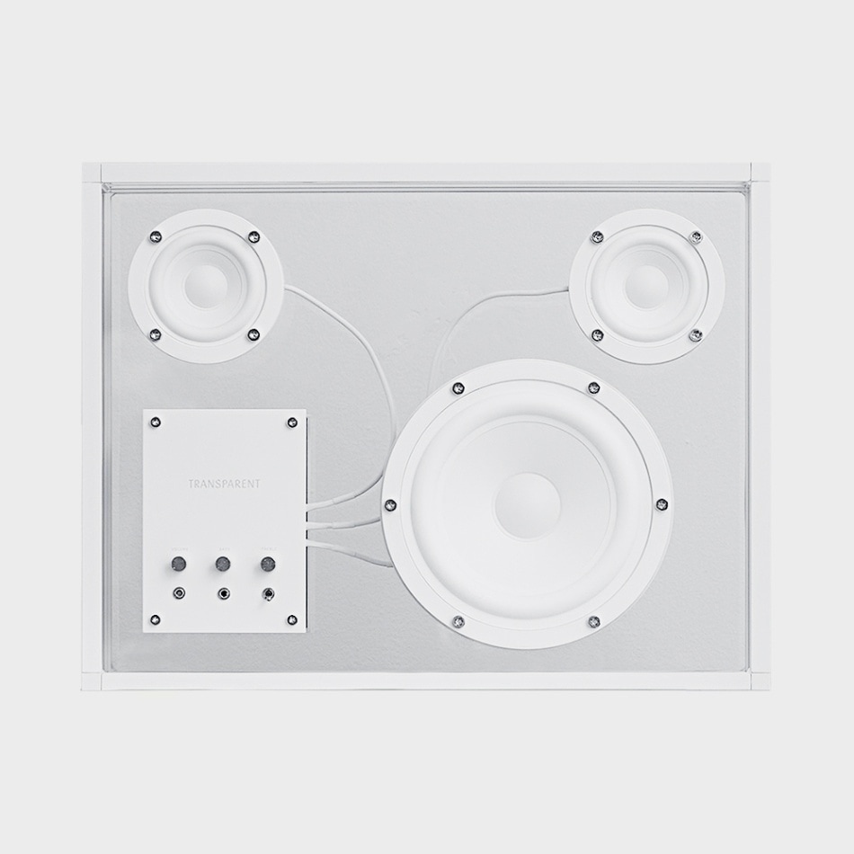  TRANSPARENT SPEAKER ȥ󥹥ڥȥԡ  ۥ磻 [ ԡ ֥롼ȥ bluetooth ⲻ ֥롼ȥ  2Ʊ bluetooth ]ڤ椦ѥåԲġ