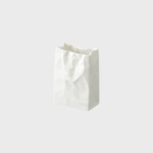 ceramicjapan ߥåѥ Komatsu Makoto  ִ  new crinkle superbag #4 NSB-4 White [ ե١ ߥ˲ִ ڥΩ ڥ󥹥 MoMA쥯  ֥ ]ڤ椦ѥåԲġ