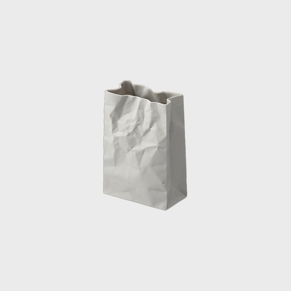 ceramicjapan ����ߥå�����ѥ� Komatsu Makoto ������ �ִ�  new crinkle superbag #4 NSB-4 Gray [ �ե��١��� �ߥ˲ִ� �ڥ�Ω�� �ڥ󥹥���� MoMA���쥯����� ����� ���֥��� ]�ڤ椦�ѥ��å��Բġ�
