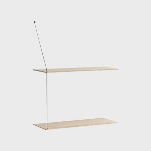 ���դ���Ǽ ���å� ���ƥå�������� WOUD STEDGE SHELF 60cm �ʥ�����ڤ椦�ѥ��å��Բġ�