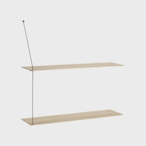 ���դ���Ǽ ���å� ���ƥå�������� WOUD STEDGE SHELF 80cm �ʥ�����ڤ椦�ѥ��å��Բġ�