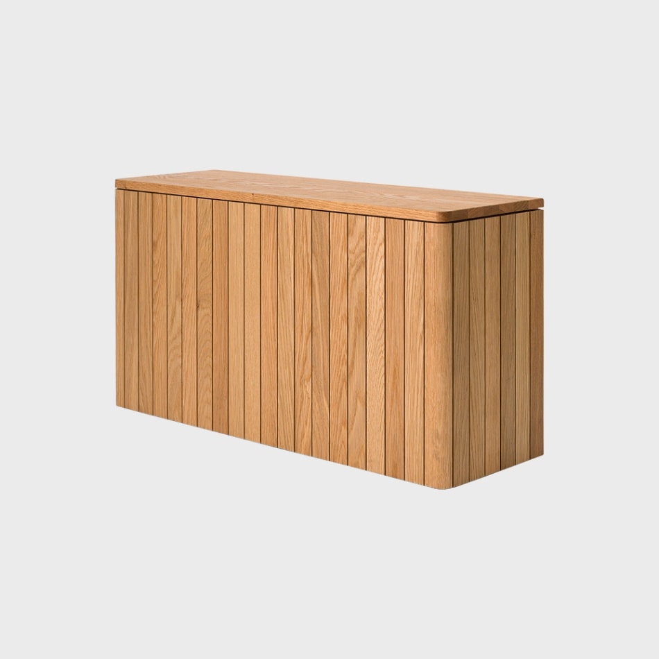 南海工業株式会社 IF 防災備蓄収納ボックス WALL M IF イフ 防災備蓄品 収納用ボックス WALL M Wood [ 普段はサイド