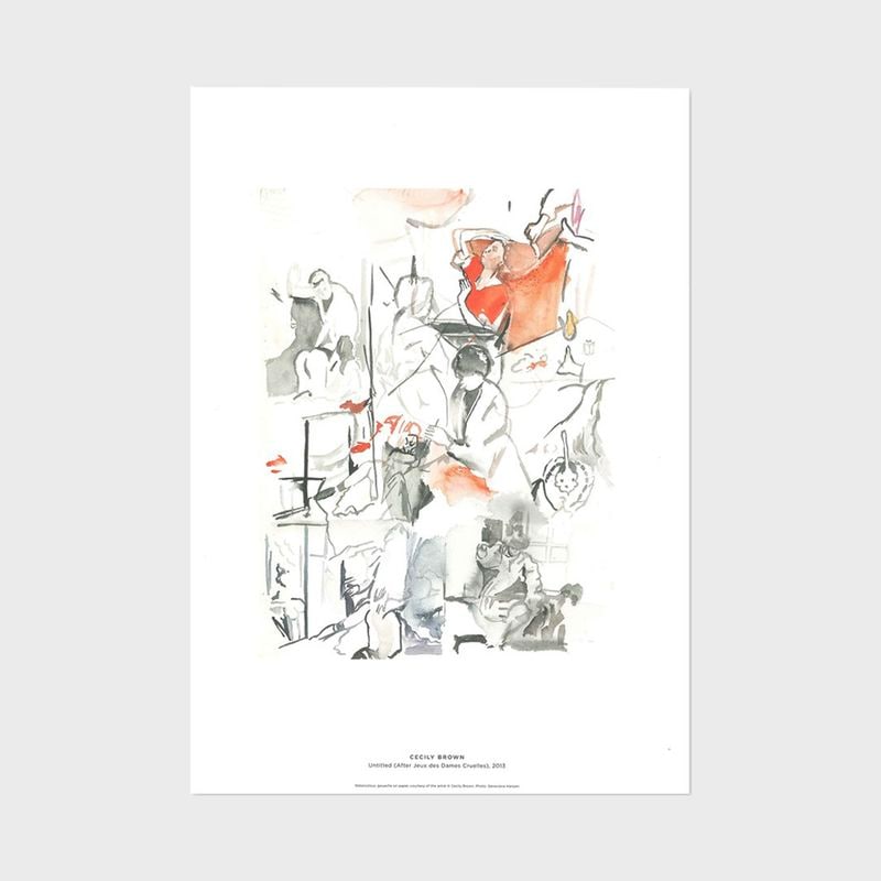 A3 �륤���������Ѵ� �ݥ����� Cecily Brown - Untitled (After Jeux des Dames Cruelles) (2013) [ �̲� ����ƥꥢ ���� ������ ������� �ɳݤ� ���� ��ݲ� ���� ]�ڤ椦�ѥ��å��Բġ�