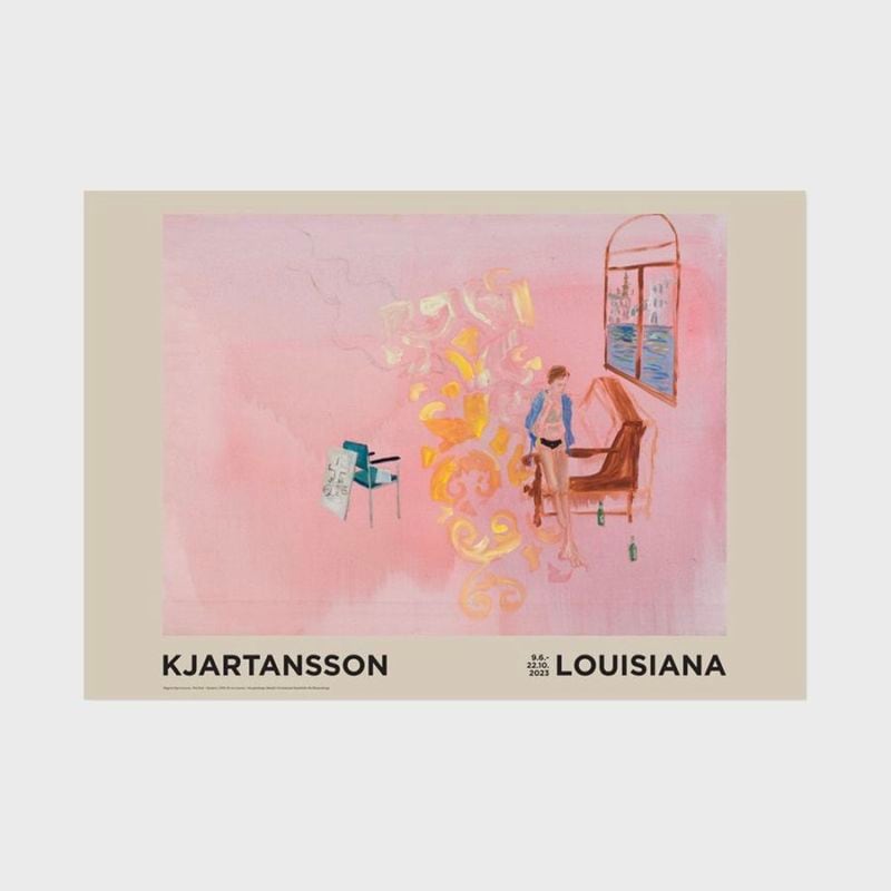 A2 ルイジアナ美術館 ポスター Ragnar Kjartansson - The End (rose