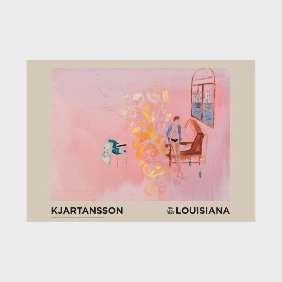 A2 ルイジアナ美術館 ポスター Ragnar Kjartansson - The End (rose