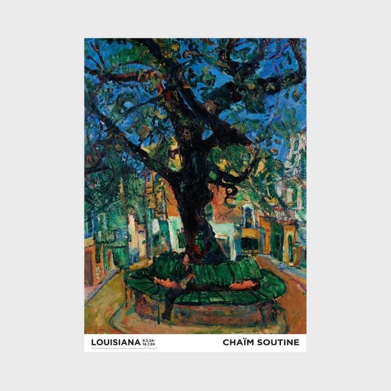 A1 �륤���������Ѵ� �ݥ����� Cha-m Soutine - Le Grand Arbre - Vence (Det store tr- i Vence) (1929) [ �̲� ����ƥꥢ ���� ������ ������� �ɳݤ� ���� ��ݲ� ���� ]�ڤ椦�ѥ��å��Բġ�