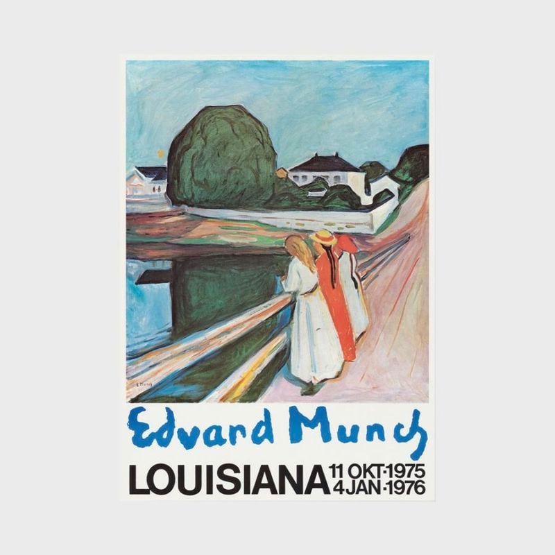 A1 �륤���������Ѵ� �ݥ����� Edvard Munch - Girls on bridge (1902) [ �̲� ����ƥꥢ ���� ������ ������� �ɳݤ� ���� ��ݲ� ���� ]�ڤ椦�ѥ��å��Բġ�