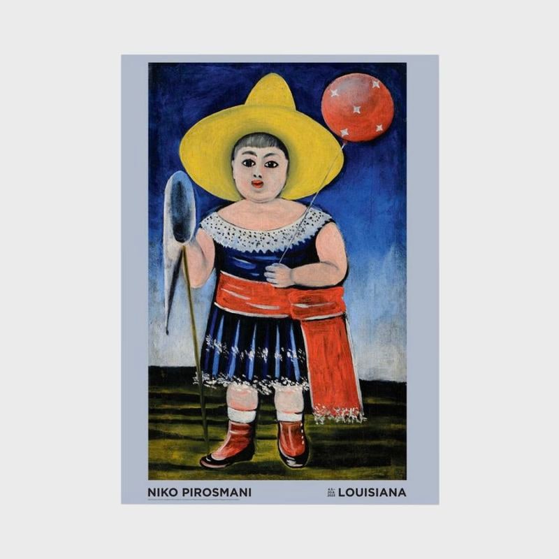 A1 �륤���������Ѵ� �ݥ����� Niko Pirosmani - Girl with a Toy Balloon [ �̲� ����ƥꥢ ���� ������ ������� �ɳݤ� ���� ��ݲ� ���� ]�ڤ椦�ѥ��å��Բġ�