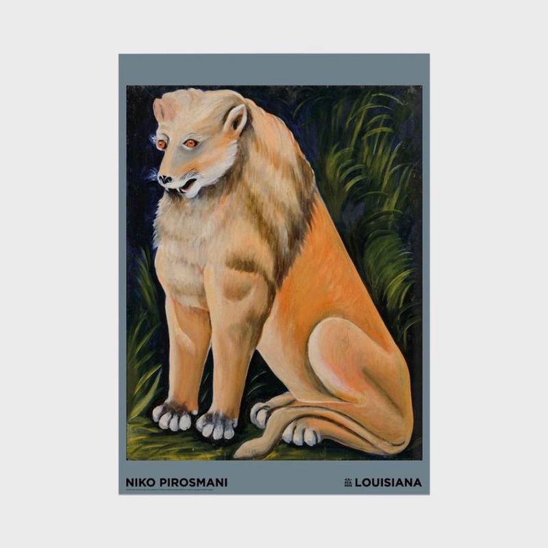 A1 �륤���������Ѵ� �ݥ����� Niko Pirosmani - Yellow Lejon Sejant [ �̲� ����ƥꥢ ���� ������ ������� �ɳݤ� ���� ��ݲ� ���� ]�ڤ椦�ѥ��å��Բġ�