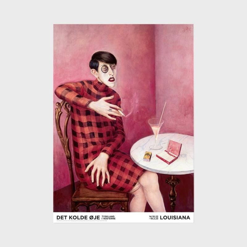 A1 �륤���������Ѵ� �ݥ����� Otto Dix -Portrait of the Journalist Sylvia von Harden(1926) [ �̲� ����ƥꥢ ���� ������ ������� �ɳݤ� ���� ��ݲ� ���� ]�ڤ椦�ѥ��å��Բġ�