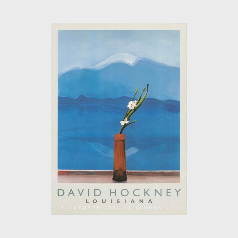 A1 륤Ѵ ݥ David Hockney ǥåɡۥåˡ - Mount Fuji and flowers [ ̲ ƥꥢ    ɳݤ  ݲ  ]ڤ椦ѥåԲġ
