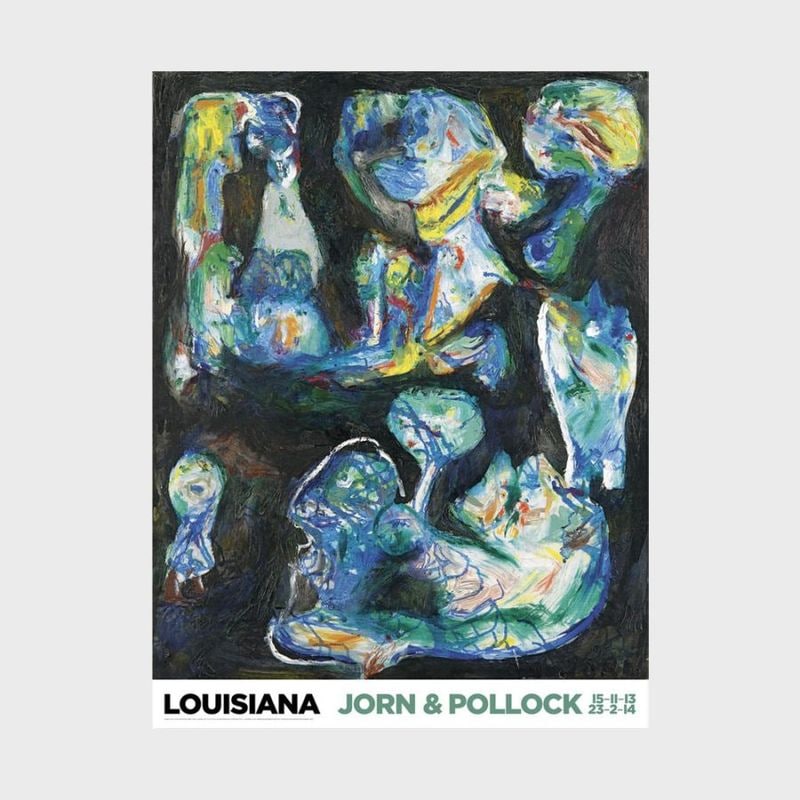 640 x 850mm 륤Ѵ ݥ Asger Jorn -Nocturnal Vision (1956) [ ̲ ƥꥢ    ɳݤ  ݲ  ]ڤ椦ѥåԲġ