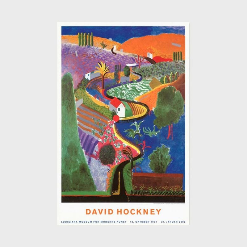 620 x 920mm 륤Ѵ ݥ David Hockney ǥåɡۥåˡ - Nichols Canyon [ ̲ ƥꥢ    ɳݤ  ݲ  ]ڤ椦ѥåԲġ
