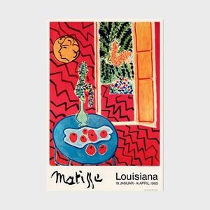 620 x 920mm 륤Ѵ ݥ Henri Matisse  ޥƥ - Red Interior with arrangement (1947) [ ̲ ƥꥢ    ɳݤ  ݲ  ]ڤ椦ѥåԲġ