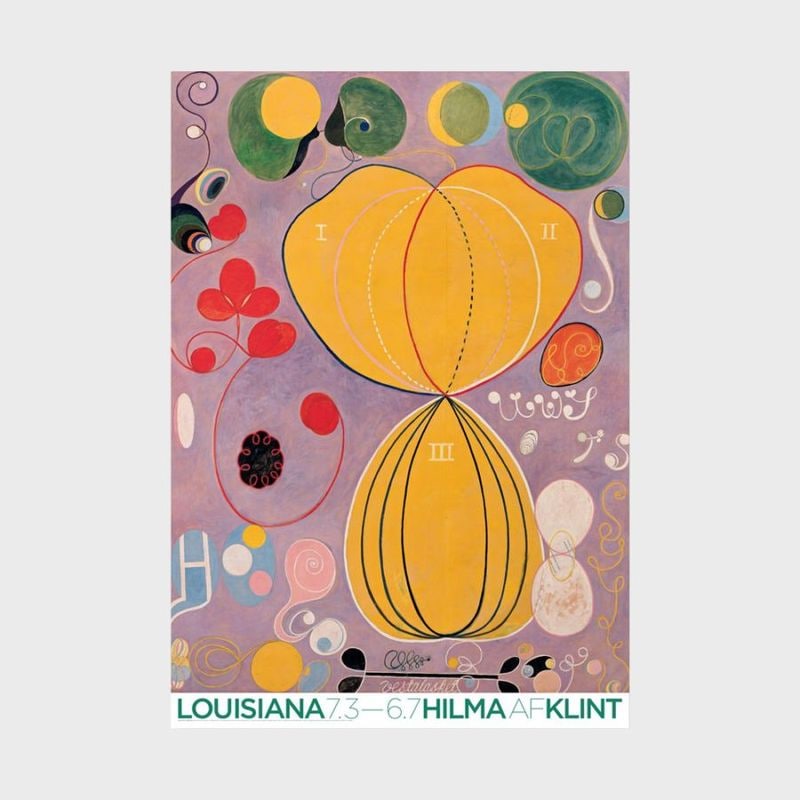 977 x 1400mm 륤Ѵ ݥ Hilma af Klint - Manna-ldern The Ten Greatest nr 7 (1907) [ ̲ ƥꥢ    ɳݤ  ݲ  ]ڤ椦ѥåԲġ