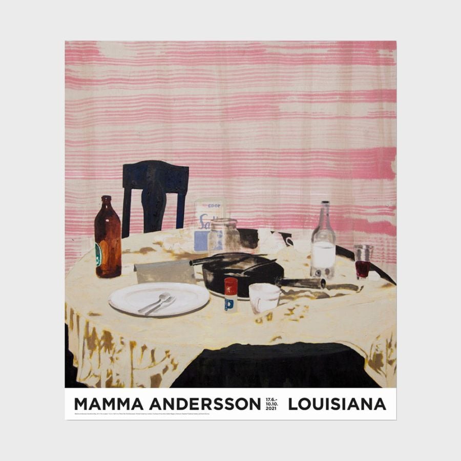420 x 480mm ルイジアナ美術館 ポスター Mamma Andersson - Humdrum