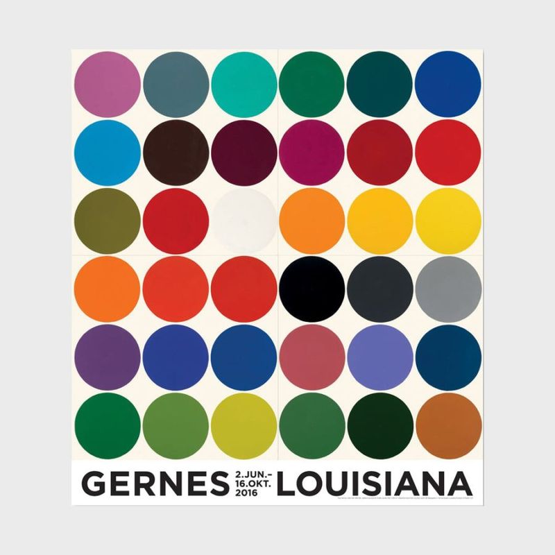 600 x 665mm 륤Ѵ ݥ Poul Gernes - Untitled Dots (1966-68) [ ̲ ƥꥢ    ɳݤ  ݲ  ]ڤ椦ѥåԲġ