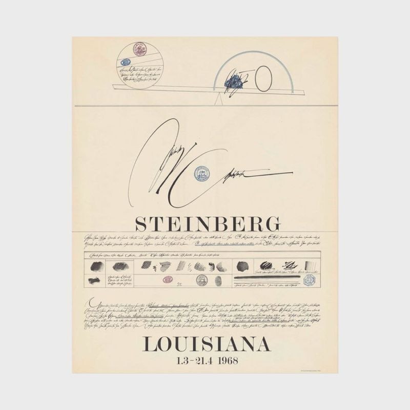 575 x 728mm 륤Ѵ ݥ Saul Steinberg (1968) [ ̲ ƥꥢ    ɳݤ  ݲ  ]ڤ椦ѥåԲġ