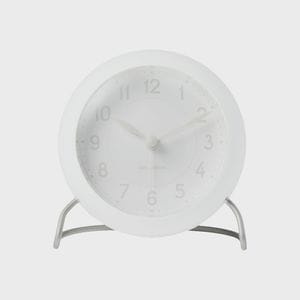 【国内正規品】置き時計 アラームクロック アナログ 北欧 / アルネ ヤコブセン STATION Bellevue 110mm [ Arne Jacobsenアルネ ヤコブセン 置き時計 置時計 目覚