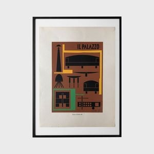 ڴʥӥơʡ Hotel IL PARAZZO ݥ450600mm 륯꡼  ? ֥饦 MOEBE FRAME ߡ1989ǯꥸʥץȡۡڤ椦ѥåԲġ