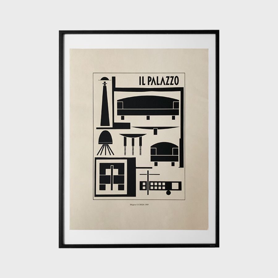 �ڴ����ʥӥ�ơ����ʡ������� Hotel IL PARAZZO �ݥ�����450��600mm �֥�å� MOEBE FRAME �������ߡ�1989ǯ���ꥸ�ʥ�ץ��ȡۡڤ椦�ѥ��å��Բġ�