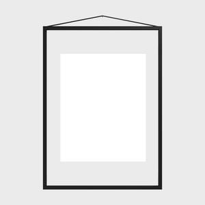 �۱� ������� MOEBE �ࡼ�� �ե졼�� 500��700mm ALUMINUM BLACK�ڤ椦�ѥ��å��Բġ�