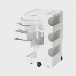 ボビー ワゴン 引き出し 3段5トレイ　収納ラック キャスター付き　リプロダクト ボビー ワゴン 引き出し 3段5トレイ 収納ラック キャスター付き リ