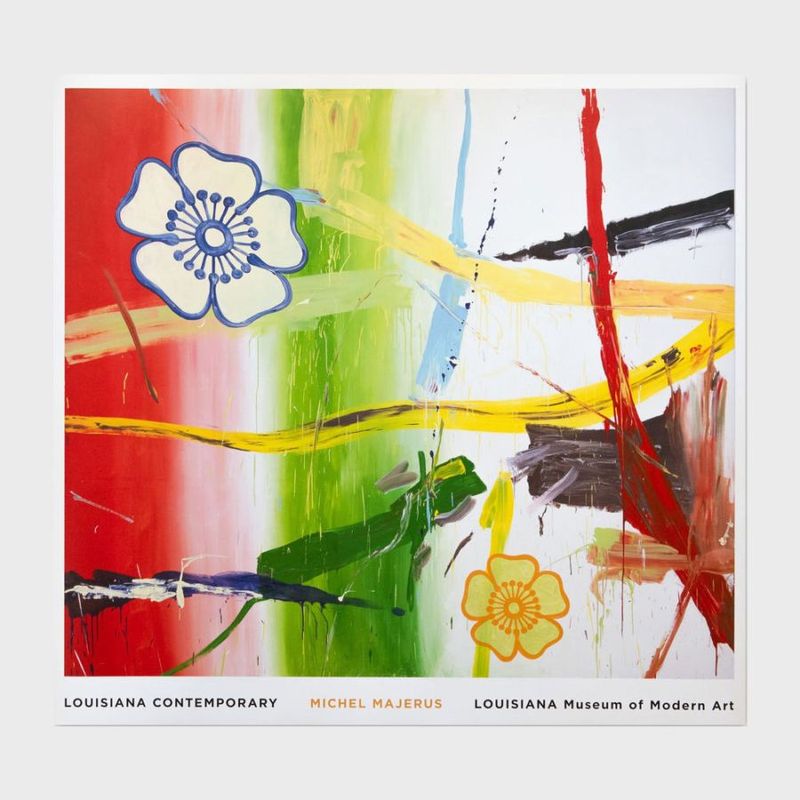 1000 x 940 mm�ݥ����� Michel Majerus - Untitled (2000)�ڤ椦�ѥ��å��Բġ�