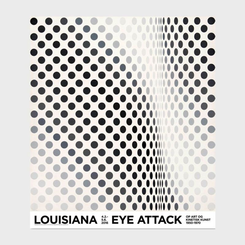 594 x 680 mm�ݥ����� Bridget Riley - Pause�ڤ椦�ѥ��å��Բġ�