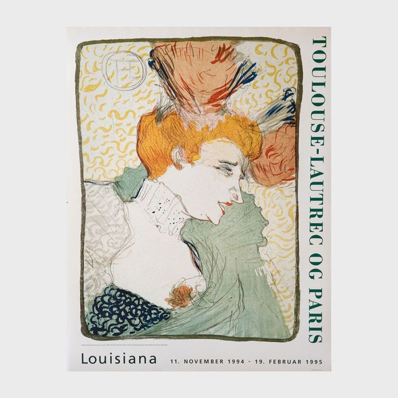 620 x 800 mm�ݥ����� Henri de Toulouse - Mademoiselle Marcelle Lender�ڤ椦�ѥ��å��Բġ�