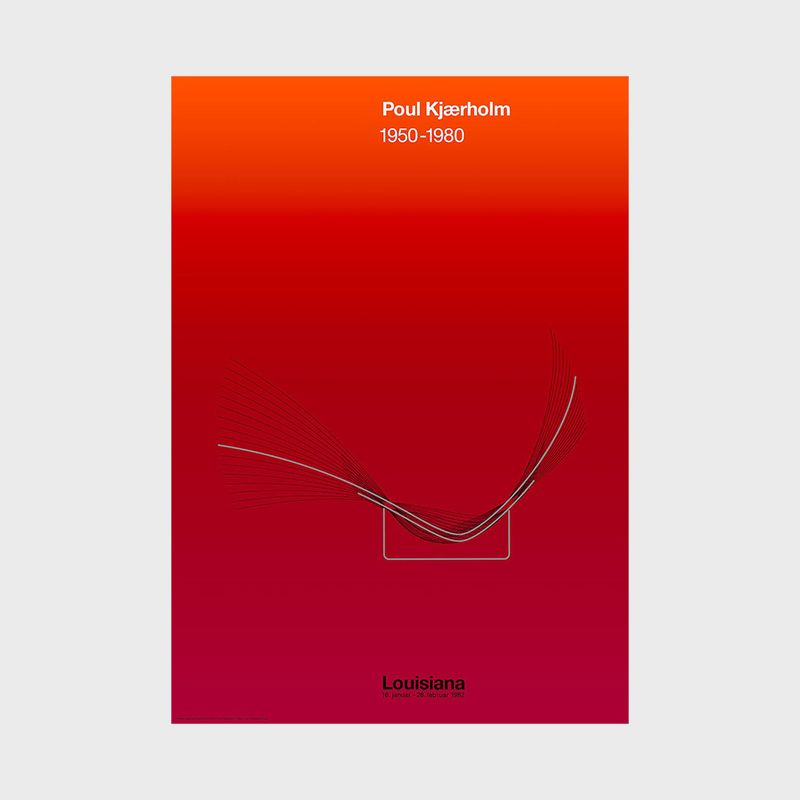 A1�ݥ����� Poul Kjaerholm �ݡ��롦�����ۥ�� - PK24 graphic drawing by Bo Bonfils�ڤ椦�ѥ��å��Բġ�